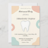 Dentist retirement invitation -Thank You Dentist Einladung (Vorderseite)