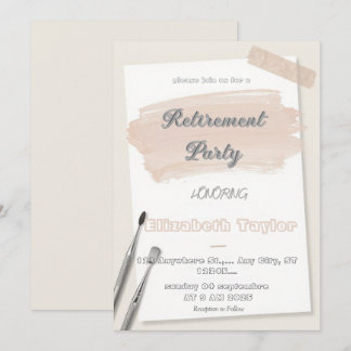Dentist retirement invitation -Thank You Dentist Einladung