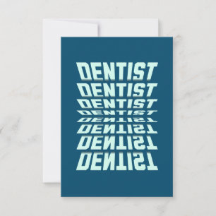 Dentist Rolodex Dankeskarte