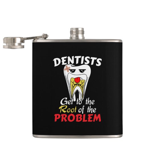 Dentist Root Canal - Tooth Cavity Pub Flachmann (Geöffnet)