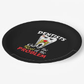 Dentist Root Canal - Tooth Cavity Pub Pappteller (Schrägansicht)