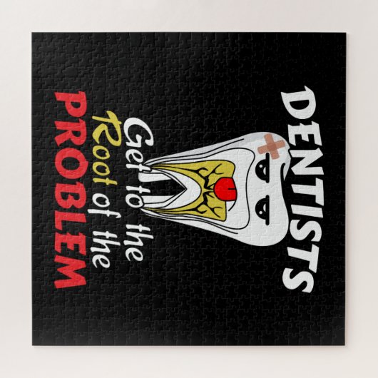 Dentist Root Canal - Tooth Cavity Pub Puzzle (Horizontal)