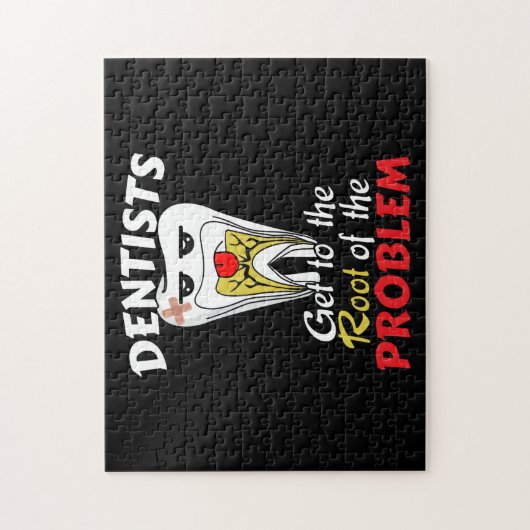 Dentist Root Canal - Tooth Cavity Pub Puzzle (Vertikal)