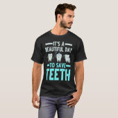 Dentist Save Teeth Dental Hygienist Dentistry Appa T-Shirt (Vorne ganz)