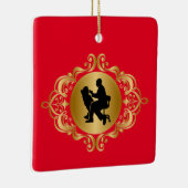 Dentist Silhouette Weihnachtsschmuck (Rechts)