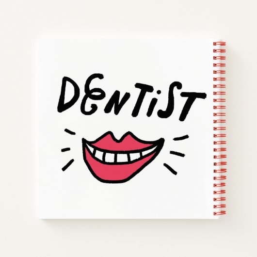 Dentist Smile Notizblock (Rückseite)
