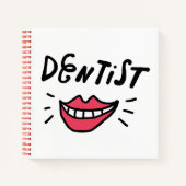 Dentist Smile Notizblock (Vorderseite)