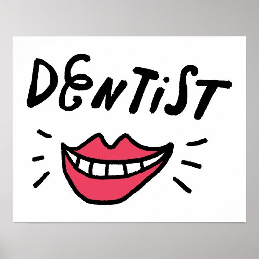 Dentist Smile Poster (Vorne)