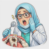 Dentist Smile Sticker (Vorderseite)