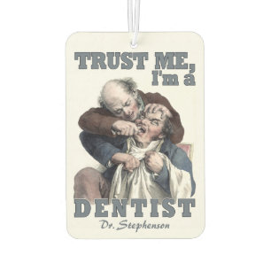 DENTIST Spaß individuelle Name Lufterfrischer