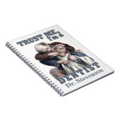 DENTIST Spaß kundenspezifisches Monogramm-Notebook Notizblock (Rechte Seite)