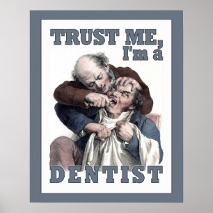 DENTIST Spaß Poster