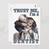 DENTIST-Spaß-Postkarte Postkarte (Vorne/Hinten)