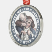 DENTIST SPASS SILBERNES ORNAMENT (Links)