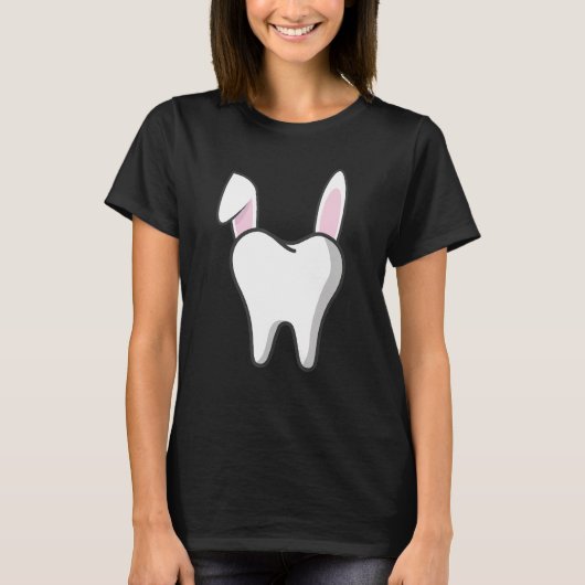 Dentist Student Bunny Teeth Graphic Dental Surgeon T-Shirt (Vorderseite)