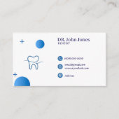 Dentist Teeth Business Cards, 46 Pack, 100 Visitenkarte (Vorderseite)