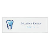 Dentist | Teeth Namenschild (Vorderseite)