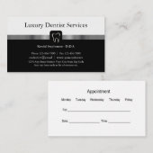 Dentist-Thema Terminkarte (Vorne/Hinten)