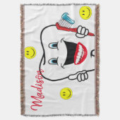 Dentist Throw Blanket Decke (Vorderseite Vertikal)