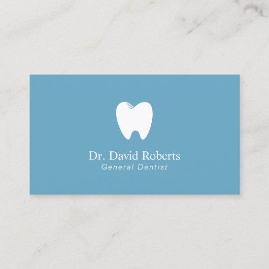 Dentist Tooth Logo Blue Dental Termin (Vorderseite)