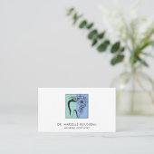 Dentist Tooth Logo Business & Termin Visitenkarte (Stehend Vorderseite)