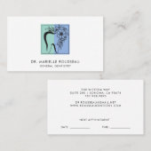 Dentist Tooth Logo Business & Termin Visitenkarte (Vorne/Hinten)