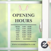 Dentist Tooth Logo Fensteraufkleber (Zuhause)