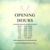 Dentist Tooth Logo Fensteraufkleber (Blatt 3)