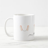 Dentist Tooth Logo Kaffeetasse (Links)