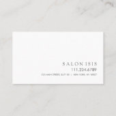 Dentist Tooth Logo Terminkarte (Rückseite)