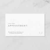 Dentist Tooth Logo Terminkarte (Vorderseite)