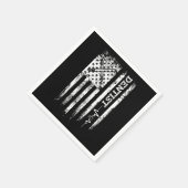 Dentist USA Flag Dentistry Tooth Doctor G Serviette (Ecke)
