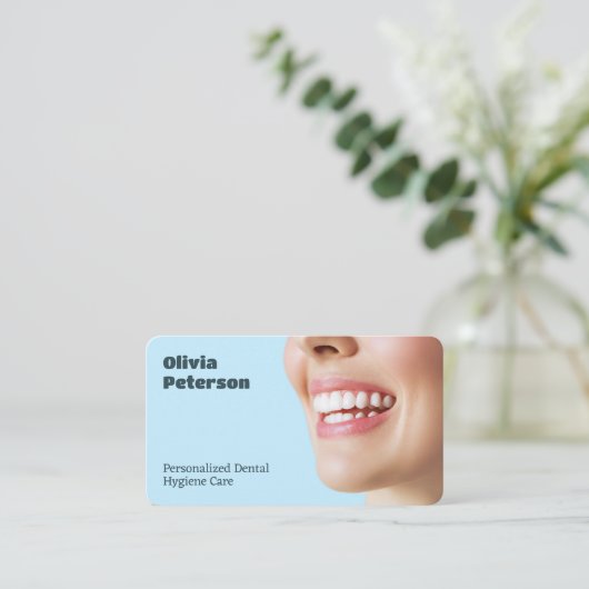 🦷 Dentist Visitenkarte (Stehend Vorderseite)