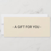 Dentist Voucher, Teeth Whitening Gift Certificate Einladung (Rückseite)