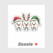 Dentist Weihnachten Weihnachten Weihnachtsfeiertag Aufkleber (Blatt)