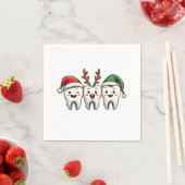 Dentist Weihnachten Weihnachten Weihnachtsfeiertag Serviette (Beispiel)