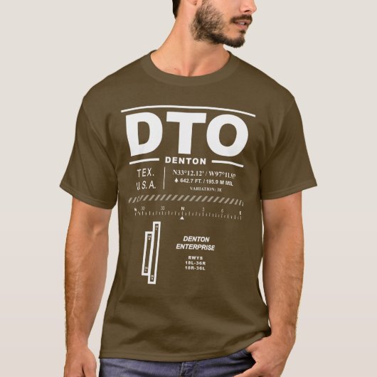 Denton Enterprise Airport DTO T - Shirt (Vorderseite)