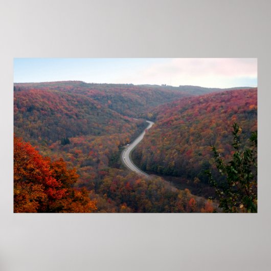 Denton Hill S Kurve Highway Poster (Vorne)