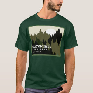 Denton Hill Staat Park Pennsylvania Wald Sunrise T-Shirt