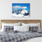 Dents du Midi Switzerland Holiday Card Leinwanddruck (Insitu (Schlafzimmer))