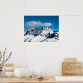 Dents du Midi Switzerland Holiday Card Poster (Küche)