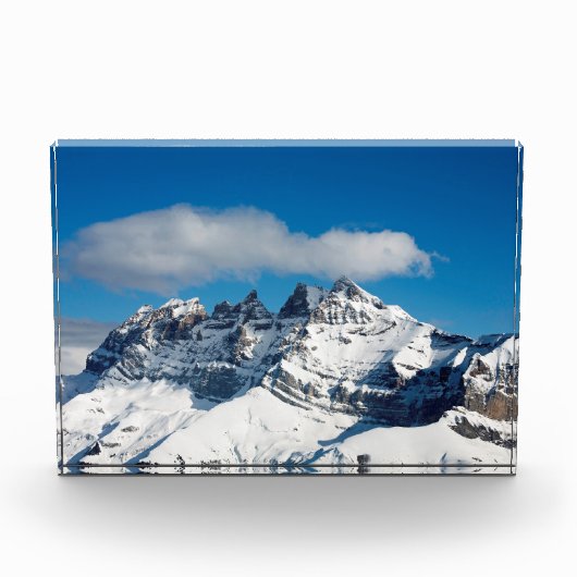 Dents du Midi Switzerland Holiday Card Poster Fotoblock (Vorderseite)