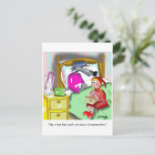 Denture Cartoon 9394 Postkarte (Stehend Vorderseite)