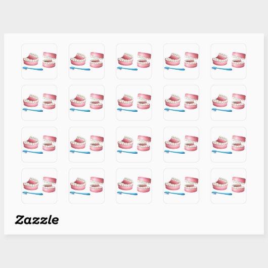 Dentures Stickers (Blatt)