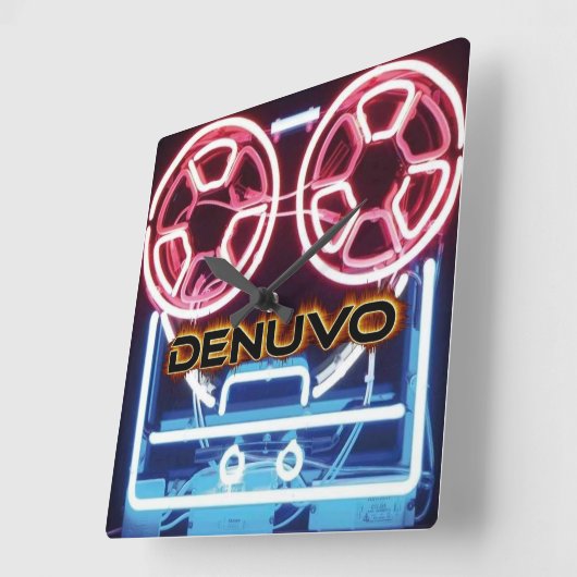 Denuvo Wall Clock Quadratische Wanduhr (Winkel)