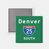 Denver 25 magnet (Vorderseite/Rückseite)