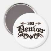 Denver 303 magnet (Vorderseite/Rückseite)