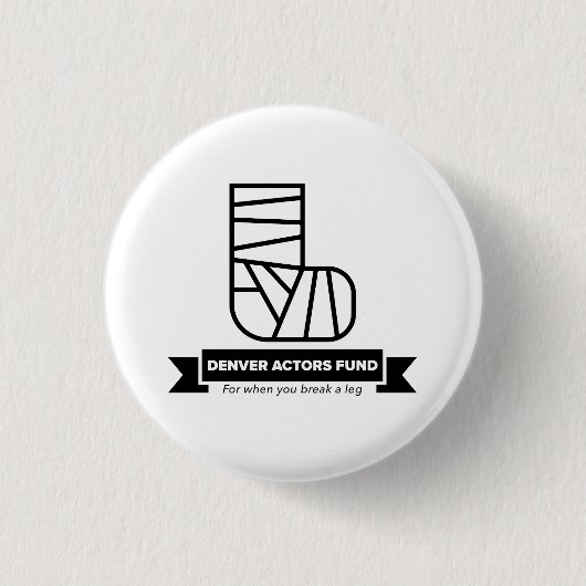 Denver Actors Fund Button (Klein) (Vorderseite)