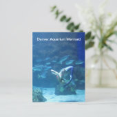 Denver Aquarium Mermaid Postcard Postkarte (Stehend Vorderseite)