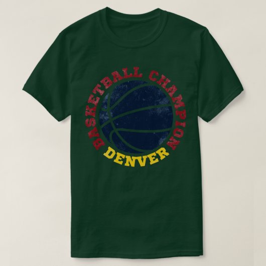 Denver Basketball Champion T-Shirt (Design vorne)